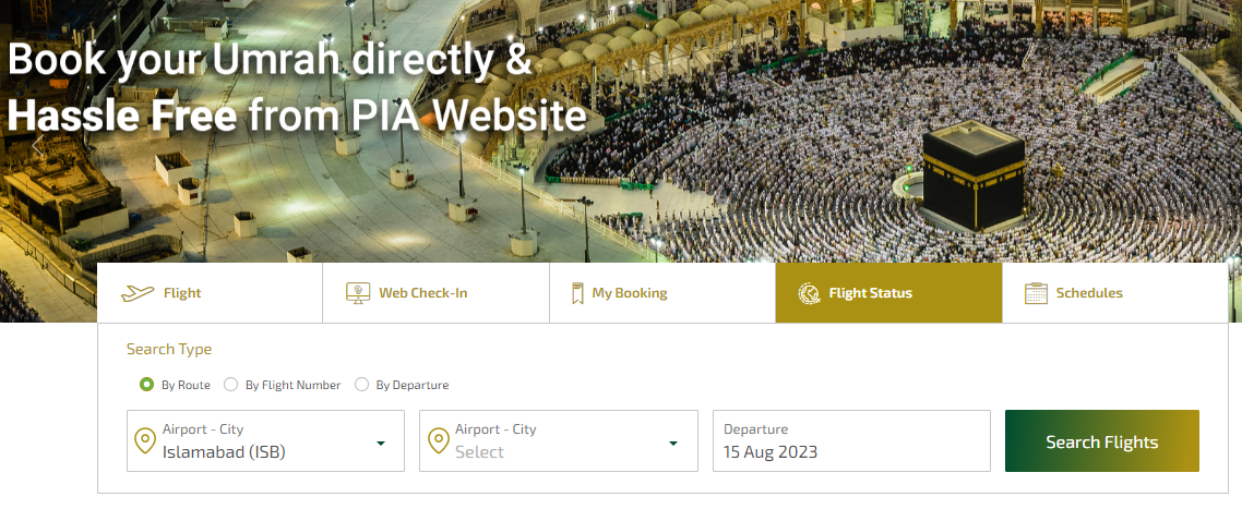 manage booking pia