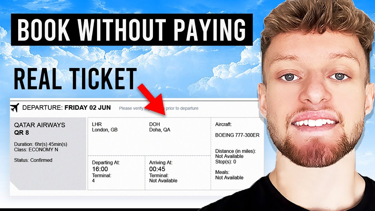 reserve flight tickets without pay