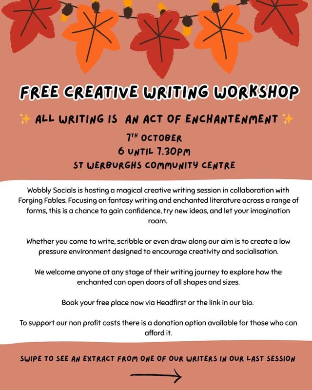 creative writing workshop near me