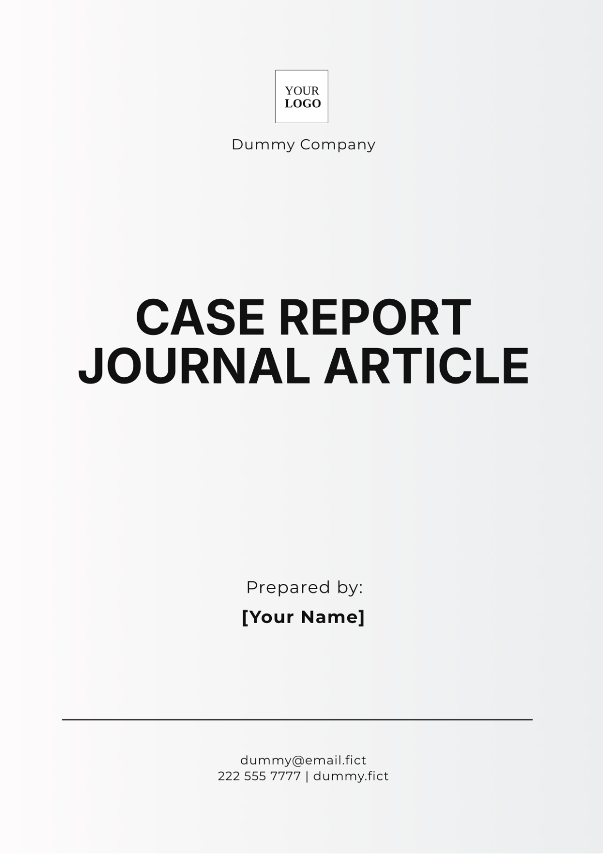 case report journal